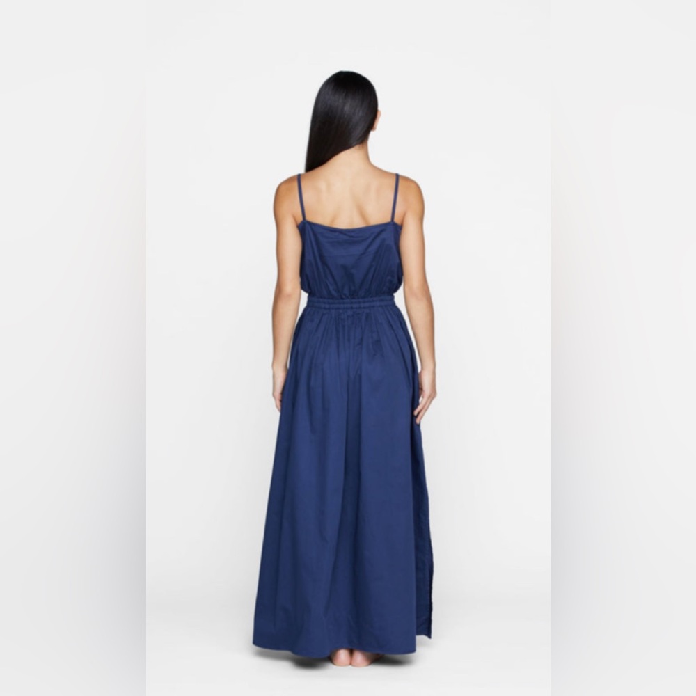 MIKOH CAYE MAXI DRESS AQUARIUM BLUE NWT NEW spring summer event wedding vacation - Picture 2 of 13